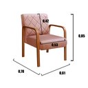 Ver imagem 3 de Kit 4 Poltronas Cadeira Decorativa Sala, Recepção Lara