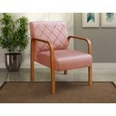 Ver imagem 2 de Kit 4 Poltronas Cadeira Decorativa Sala, Recepção Lara