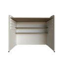 Ver imagem 6 de Escrivaninha/Mesa Infantil com Regulagem de Altura 100cm Branco e Carvalho Mel