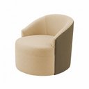 Ver imagem 3 de Poltrona Design Neutro Confortavel Ideal para Qualquer Ambiente Bege Leticia