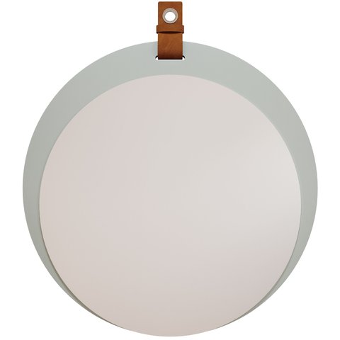Espelheira Espelho para Banheiro Lavabo Lua 60cm Pistache