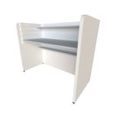 Ver imagem 4 de Escrivaninha/Mesa Infantil com Regulagem de Altura 100cm Branco e Cinza Cristal