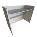 Ver imagem 5 de Escrivaninha/Mesa Infantil com Regulagem de Altura 100cm Branco e Cinza Cristal