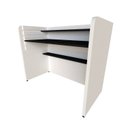 Ver imagem 4 de Escrivaninha/Mesa Infantil com Regulagem de Altura 100cm Branco e Preto