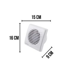 Exaustor para Banheiro Micro Ventilador Ventisol 100m 127v/220v Cor Branco - 5