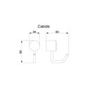 Ver imagem 2 de Kit com 2 Cabides Serenity Sr11060 Ducon Metais