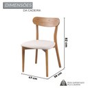 Ver imagem 4 de Conjunto Sala de Jantar Mesa 160x80cm Tampo MDF Laqueado com Vidro Laqueado 6 Cadeiras Ceci Yescasa