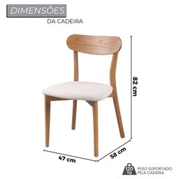 Conjunto Sala de Jantar Mesa 160x80cm Tampo MDF Laqueado com Vidro Laqueado 6 Cadeiras Ceci Yescasa - 4 Conjunto Sala de Jantar Mesa 160x80cm Tampo MDF Laqueado com Vidro Laqueado 6 Cadeiras Ceci Yescasa - 4