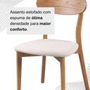 Ver imagem 6 de Conjunto Sala de Jantar Mesa 160x80cm Tampo MDF Laqueado com Vidro Laqueado 6 Cadeiras Ceci Yescasa