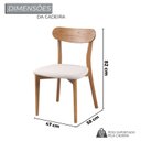 Ver imagem 4 de Conjunto Sala de Jantar Mesa 160x80cm Tampo Mdf Laqueado com Vidro Laqueado 6 Cadeiras Ceci Yescasa