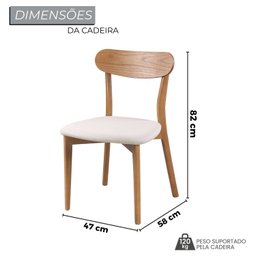 Conjunto Sala de Jantar Mesa 160x80cm Tampo Mdf Laqueado com Vidro Laqueado 6 Cadeiras Ceci Yescasa - 4 Conjunto Sala de Jantar Mesa 160x80cm Tampo Mdf Laqueado com Vidro Laqueado 6 Cadeiras Ceci Yescasa - 4