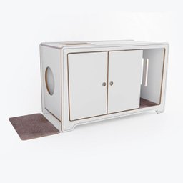 Banheiro Max para Gatos - com Bandeja A 70cm x C 114cm x P 55cm - 3