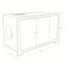 Banheiro Max para Gatos - com Bandeja A 70cm x C 114cm x P 55cm - 4