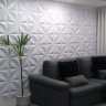 Kit 25 Painel Placa 3d Parede Adesiva Revestimento Imita Gesso - 5