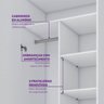 Guarda-roupa Modulado com Led, 2 Portas e 2 Caixas Organizadoras Wave Casatema MadeiraOriginals - 9