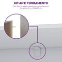 Ver mais imagens de Guarda-Roupa Planejado com LED, 2 Portas e 2 Caixas Organizadoras Wave Casatema MadeiraOriginals Branco/Marrom