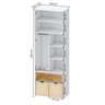 Guarda-roupa Modulado com Led, 2 Portas e 2 Caixas Organizadoras Wave Casatema MadeiraOriginals - 3