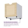 Guarda-roupa Modulado com Led, 2 Portas e 2 Caixas Organizadoras Wave Casatema MadeiraOriginals - 6