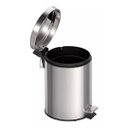 Ver imagem 2 de Kit Lixeira Inox Pedal 5 Litros Tramontina e Escova Sanitária