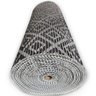 Tapete Passadeira Emborrachada Pvc Antiderrapante 0,65x3,00m Losango Grafite - 7
