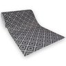 Tapete Passadeira Emborrachada Pvc Antiderrapante 0,65x3,00m Losango Grafite - 1
