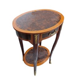 Mesa Auxiliar Clássica com Marchetaria - 74x53x39cm Prime Home Decor Clássico - 2