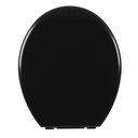 Ver imagem 4 de Assento Sanitário Oval Almofadado Astra Preto