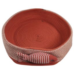 Cama Arranhador Gato Ninho Cestinho Rasqueavel Peixinho Divertido Confortavel Animais Pet Cao Estima - 6