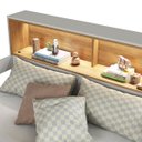 Ver imagem 4 de Cama Casal Montessoriana 146cm com Led e Cantos Arredondados Cor:arenas com Mel