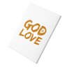 Quadro Placa Decorativa - Frase God Is Love (deus É Amor) - 3