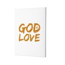 Ver imagem 2 de Quadro Placa Decorativa - Frase God Is Love (deus É Amor)