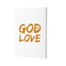 Quadro Placa Decorativa - Frase God Is Love (deus É Amor) - 2
