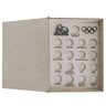 Caixa Quadro Porta Moedas das Olimpiadas em Madeira MDF Colecao 17 Moedas Jogos Olimpicos - Decori B - 1