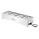Ver imagem 2 de Rechaud Buffet Térmico de Mesa 4 Cubas Spl-504 220V - Spolu