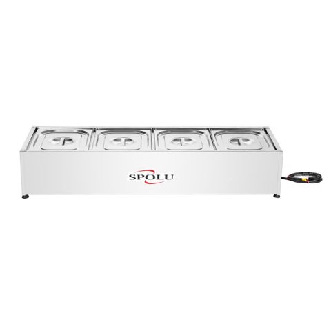 Rechaud Buffet Térmico de Mesa 4 Cubas Spl-504 220V - Spolu