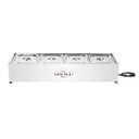 Ver imagem 1 de Rechaud Buffet Térmico de Mesa 4 Cubas Spl-504 220V - Spolu