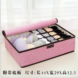 ORGANIZADOR DE GAVETA MULTIUSO CUECA SUTIA CALCINHA CAMISETA COM TAMPA 17 DIVISORIAS EMPILHAVEL - 3