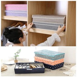 ORGANIZADOR DE GAVETA MULTIUSO CUECA SUTIA CALCINHA CAMISETA COM TAMPA 17 DIVISORIAS EMPILHAVEL - 4