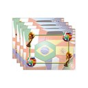 Ver imagem 2 de Kit Jogo Americano Copa Bandeiras - 4 Peças