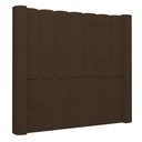 Ver imagem 1 de Cabeceira Casal Queen Cama Box 160cm Claire I02 Bouclê Marrom - Mpozenato