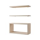 Ver imagem 4 de Kit Prateleira Nicho Bruges para Banheiro Carvalho 40 X 12cm