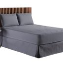 Ver imagem 2 de Protetor de Colção Queen Capa Impermeável 6 Cores Matelado Ultrassonico:cinza