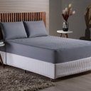 Ver imagem 3 de Protetor de Colção Queen Capa Impermeável 6 Cores Matelado Ultrassonico:cinza