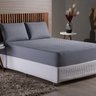 Protetor de Colção Queen Capa Impermeável 6 Cores Matelado Ultrassonico:cinza - 3
