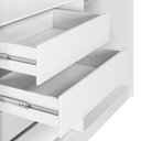 Ver imagem 5 de Guarda Roupa Casal Venice 62780 Branco Brilho - Demóbile
