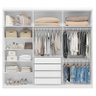 Guarda Roupa Casal Venice 62780 Branco Brilho - Demóbile - 3