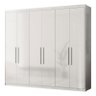 Guarda Roupa Casal Venice 62780 Branco Brilho - Demóbile - 1