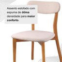 Ver imagem 6 de Conjunto Sala de Jantar Mesa 160x80cm Tampo em Mdf Laminado 6 Cadeiras Ceci Yescasa