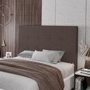 Ver imagem 7 de Cabeceira Cama Box Casal Queen Size Luana 160cm Linho Marrom - Abmaza