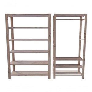 Arara Nova Reforçada e Estante Exclusiva Decorativa Conjunto Design Clássico